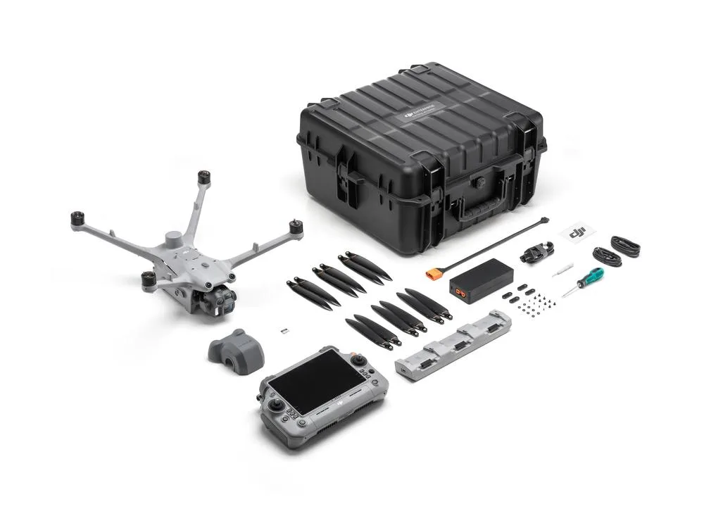 DJI Matrice 4TD s prepravným kufrom, ovládačom RC Plus 2, batériami a nabíjacím hubom
