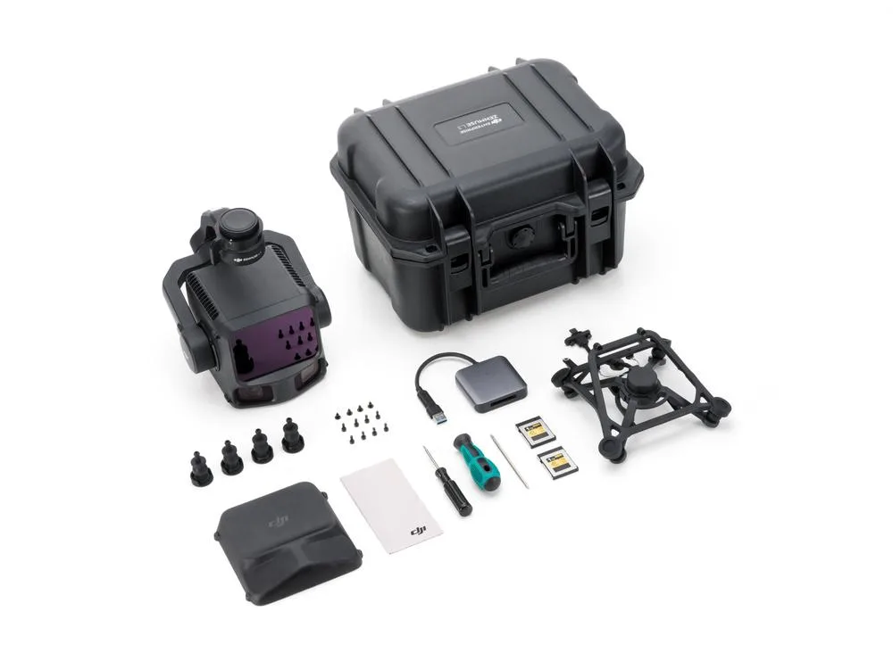 LiDAR DJI Zenmuse L3 s prepravným kufrom, montážnym rámom a príslušenstvom